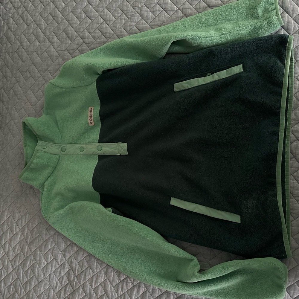 Columbia Green Fleece Hoodie